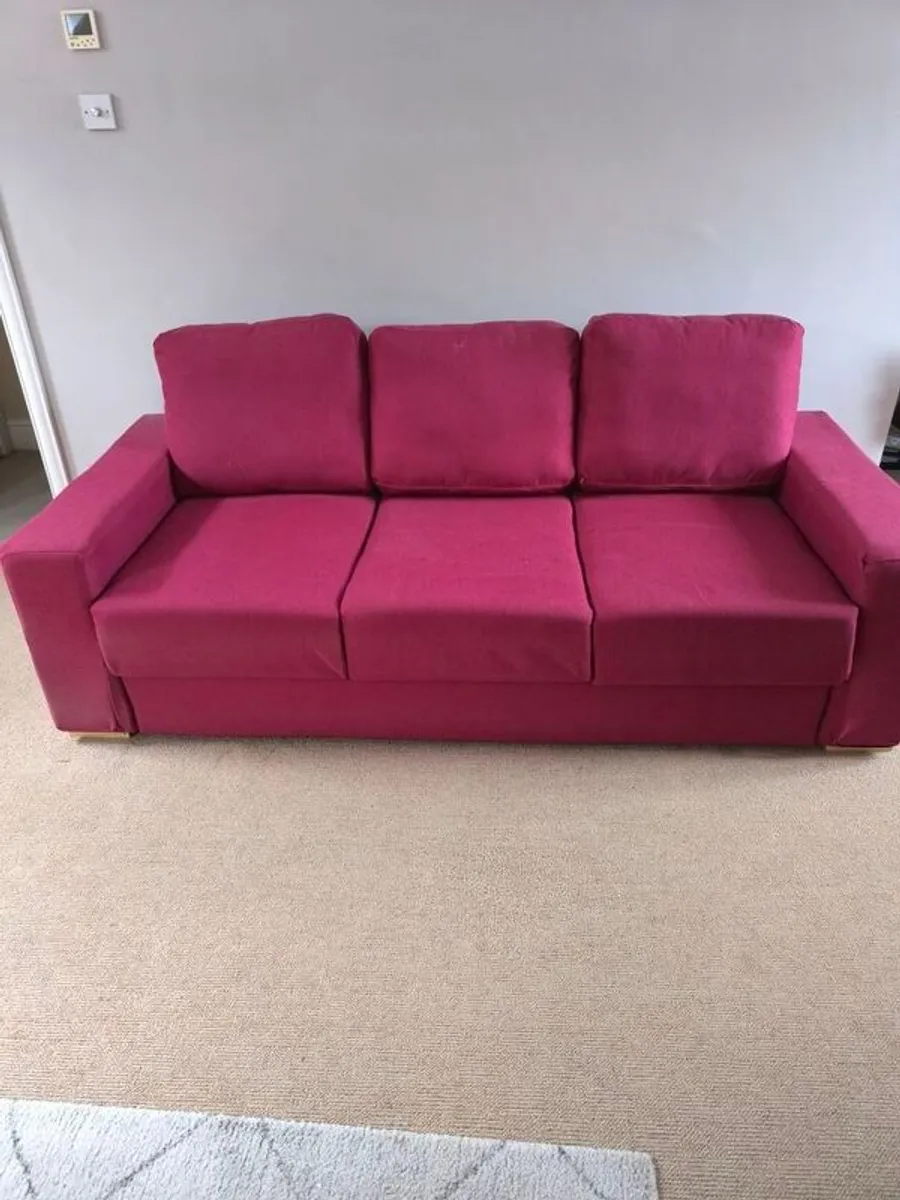 sofa bed 3 seater for attic spaces ace or angled  doorway - Image 2