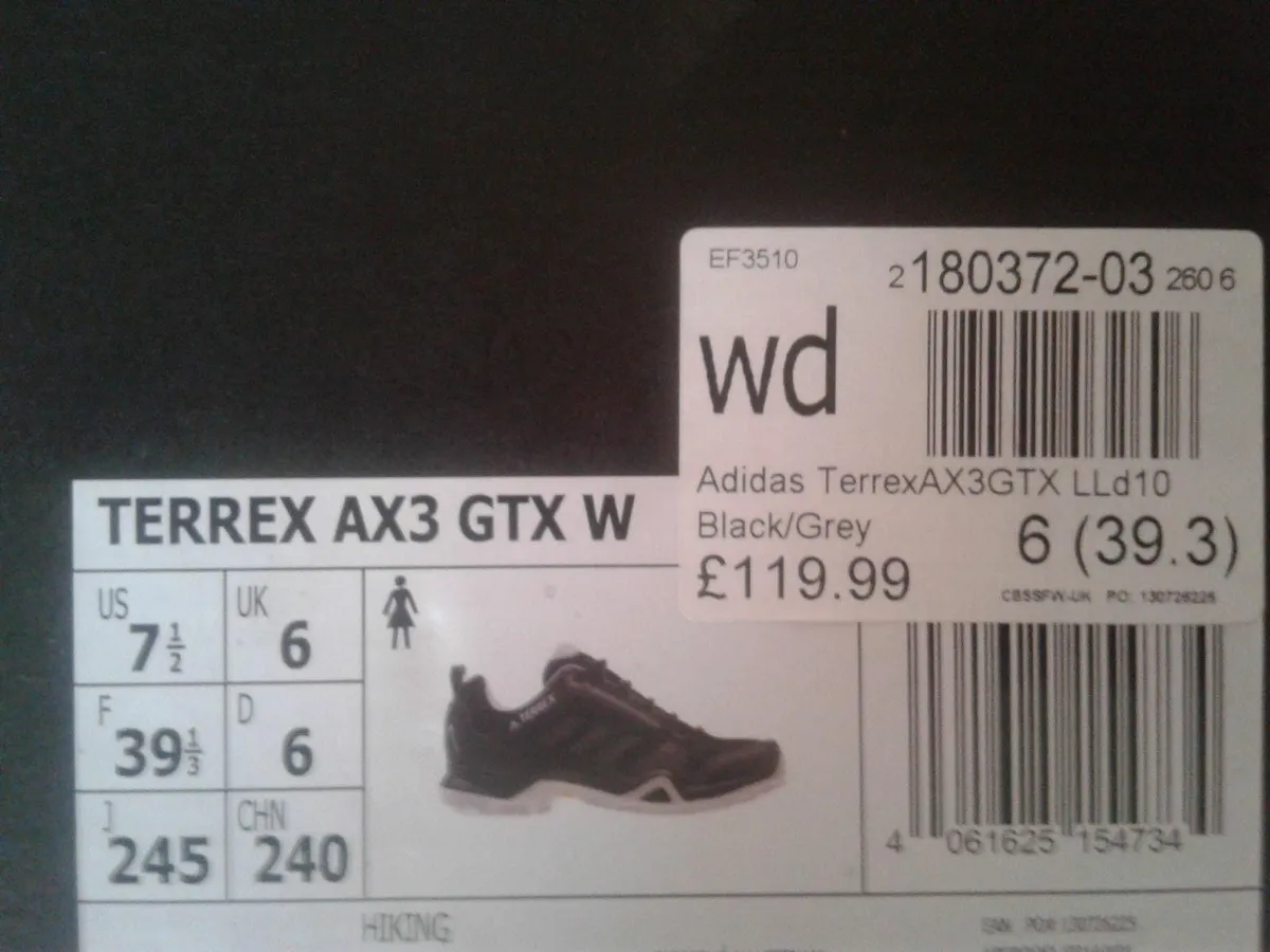 Adidas Terrex AX3 Gore-Tex Walking Shoes Ladies - Image 2