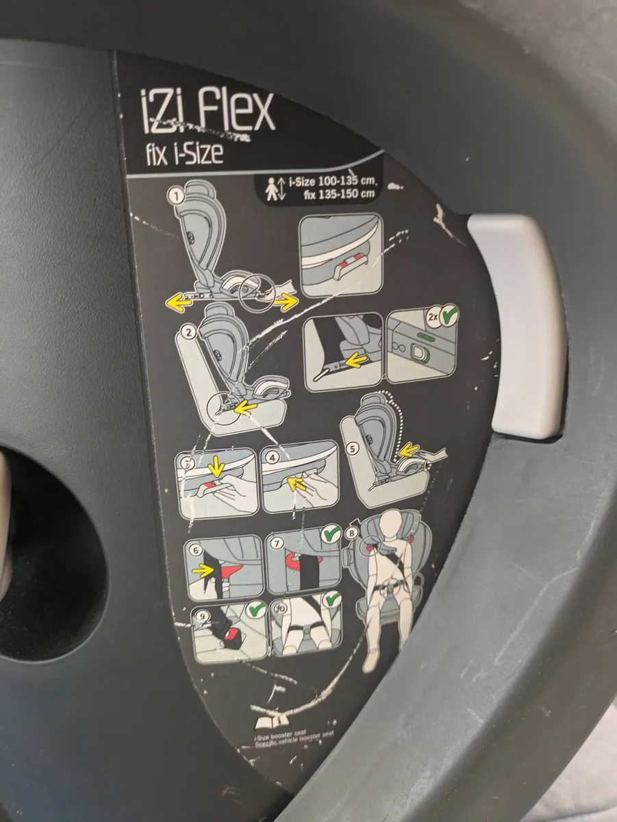 BESafe Izi Car Child Seat IsoFix High Back Booster - Image 3