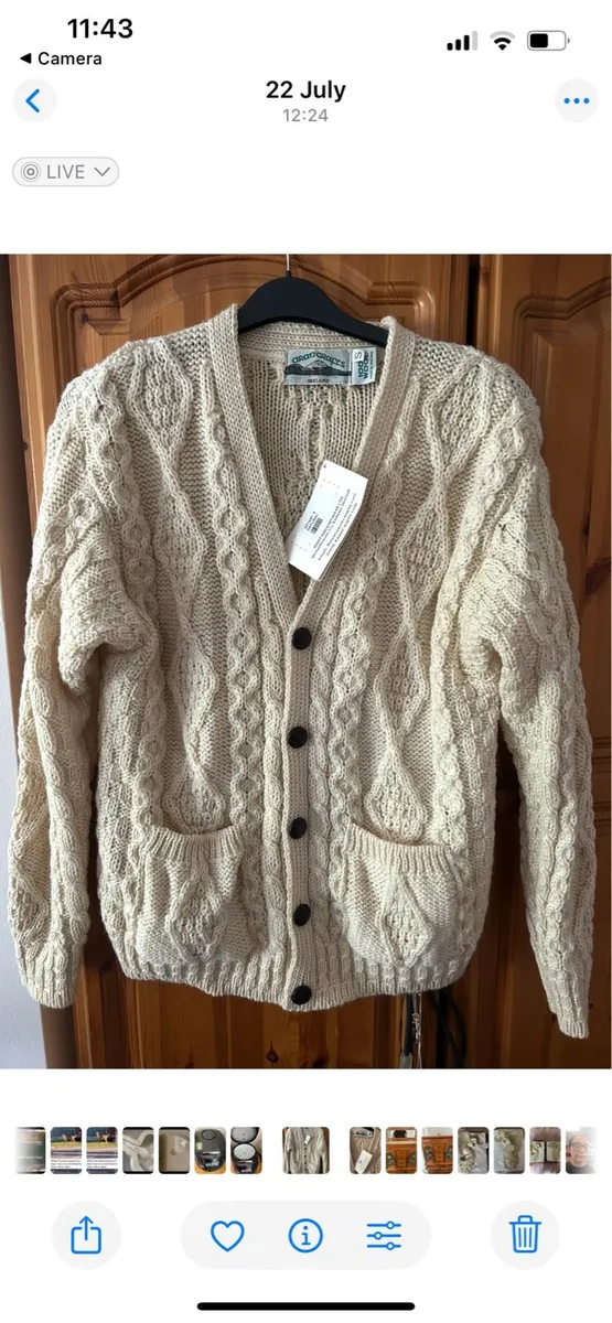 Aran cardigan - Image 1