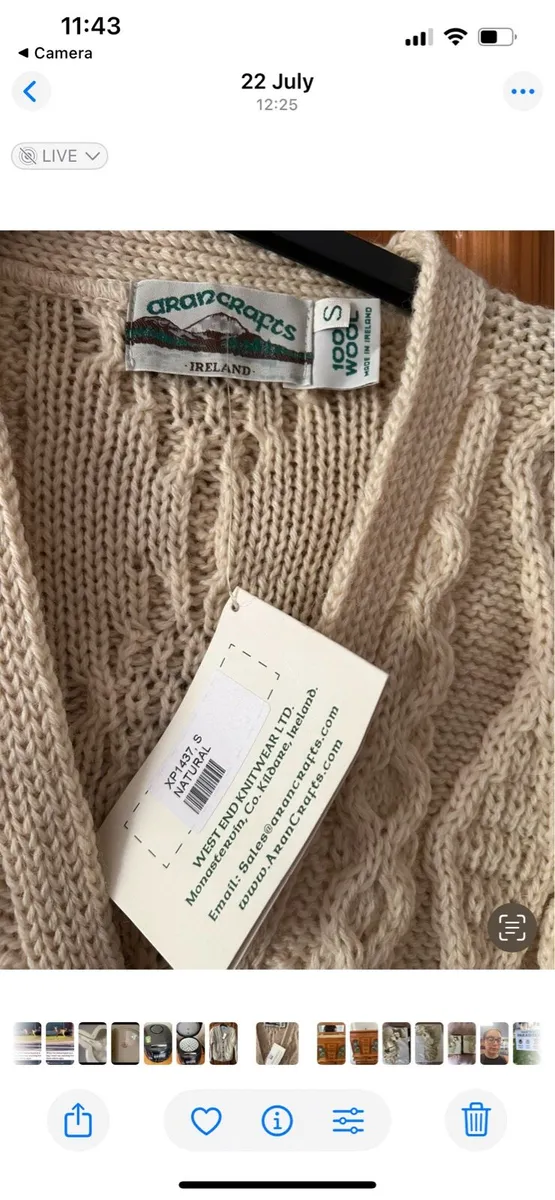 Aran cardigan - Image 2