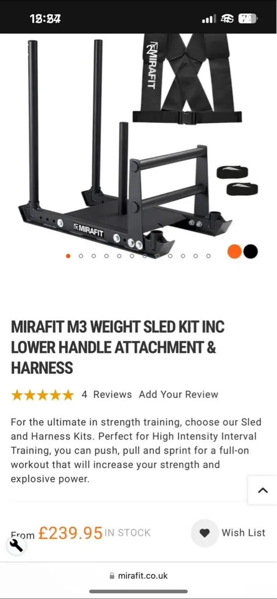 Mirafit M3 sled - Image 1