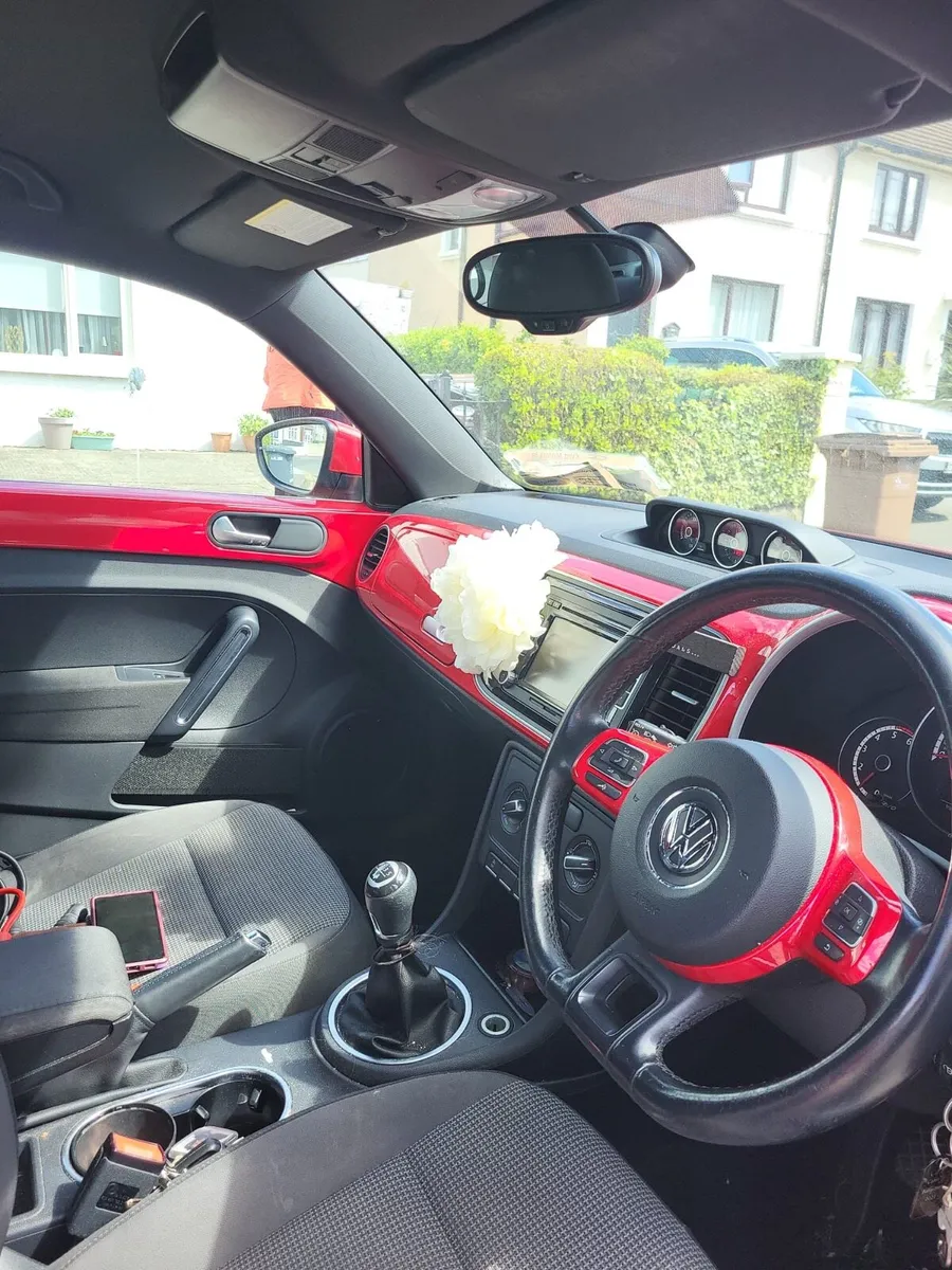 Red Volkswagen Beetle - Image 4