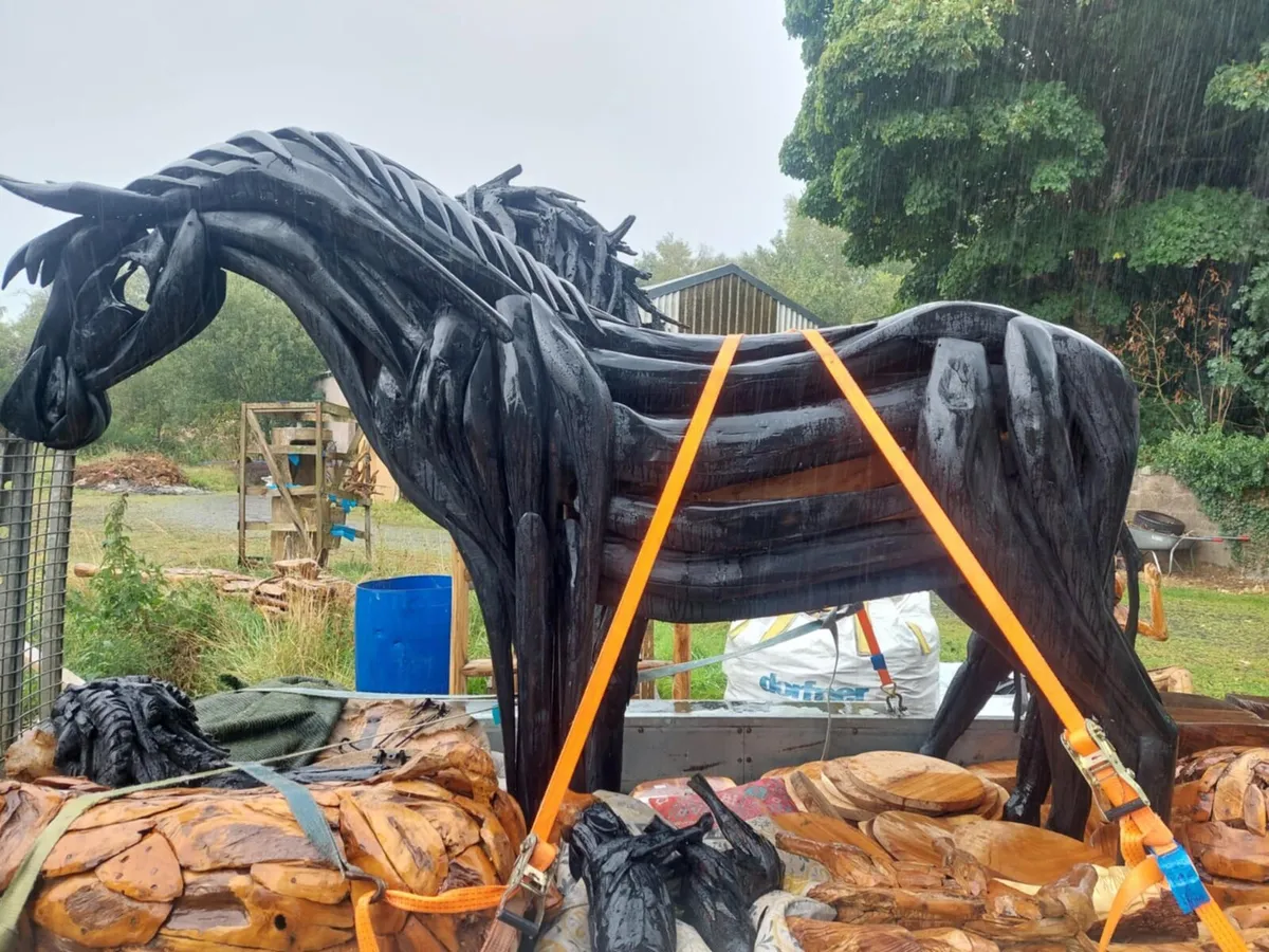 3 x 15 hands Teak Horses for sale at greatly reduc - Image 3