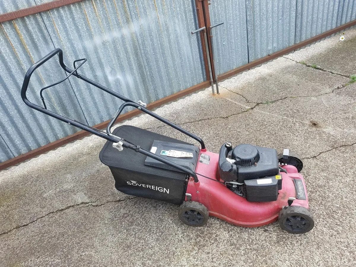 SOVEREIGN PETROL LAWNMOWER - FOR SALE - Image 1