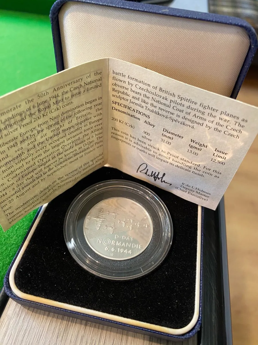 Czech Republic 200kc Silver Proof Coin - Image 2