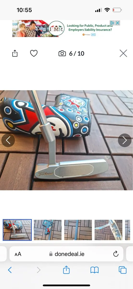 Scotty Cameron studio style Newport 2 left handed - Image 1