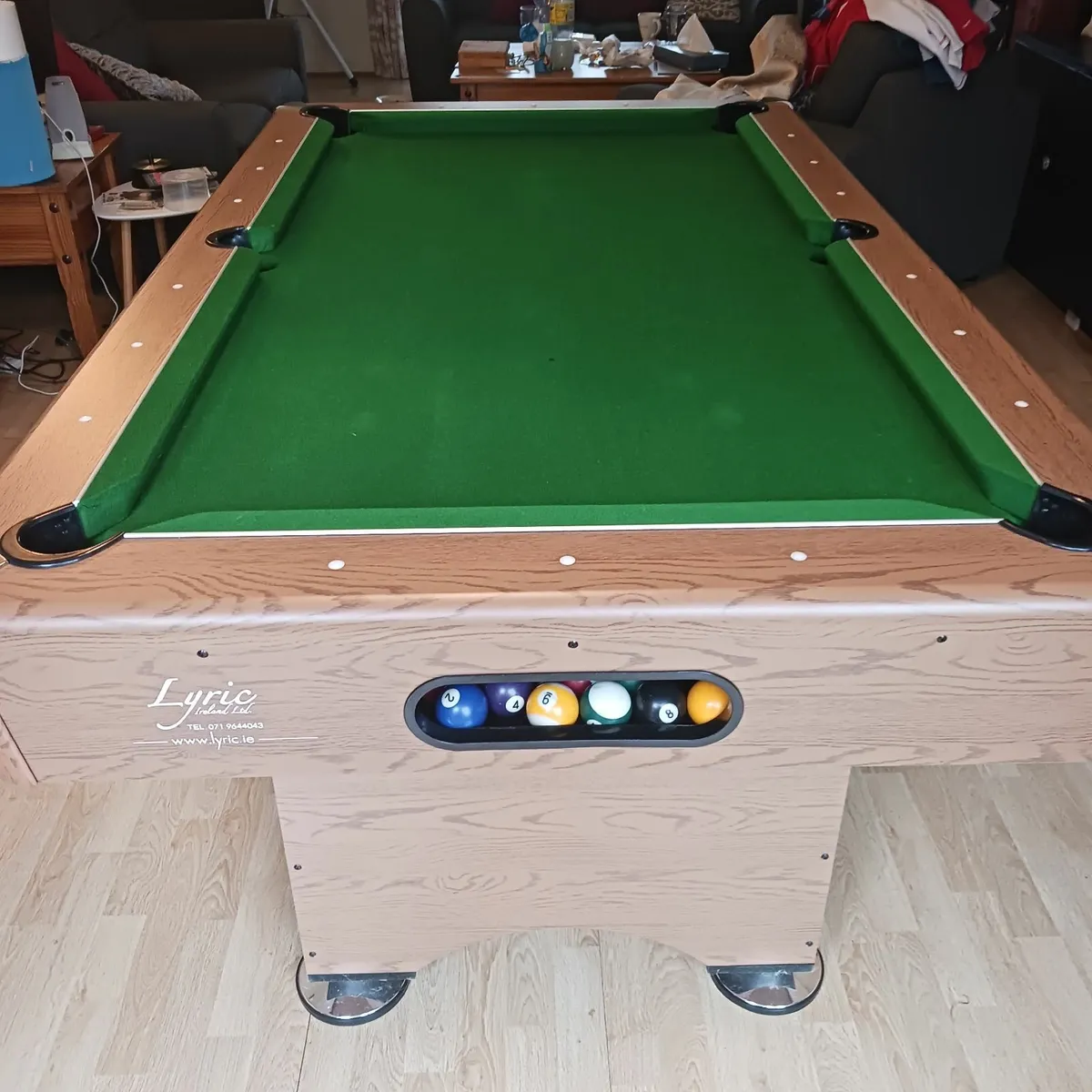 Prestige oak pool table - Image 2