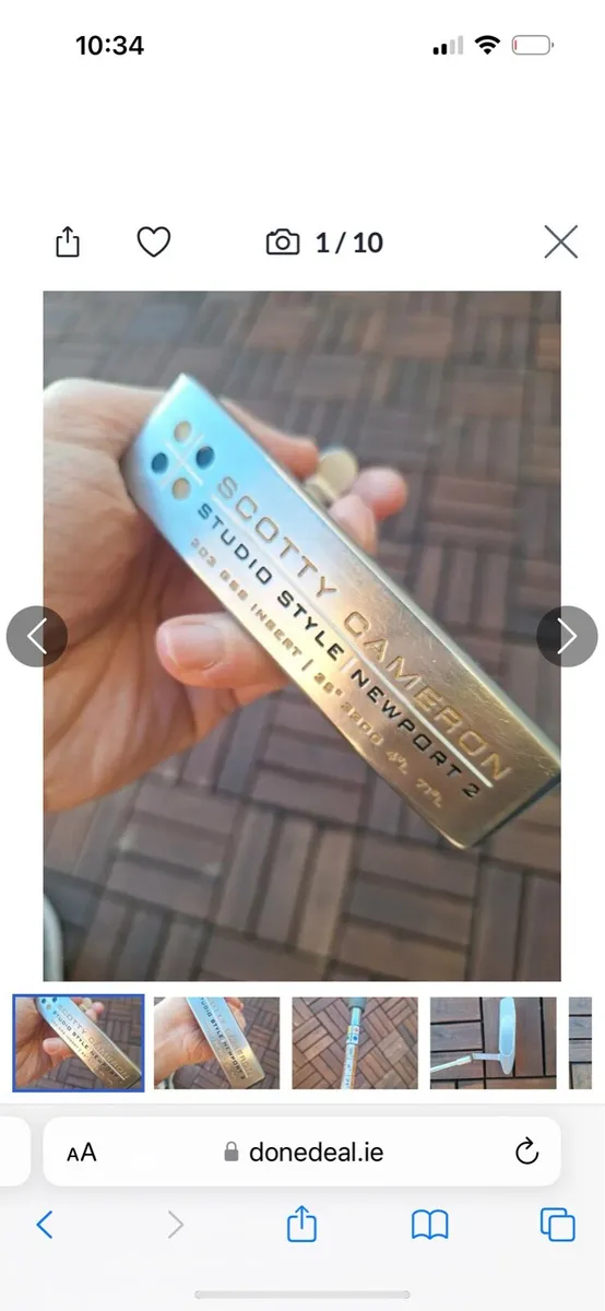 Scotty Cameron studio style Newport 2 left handed - Image 3