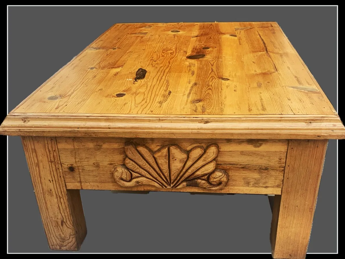 Large couch table Mexican Pine - reduced price! - Image 2
