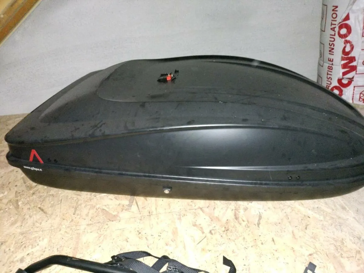 G3 SPARK 400L BLACK ROOF BOX - Image 1