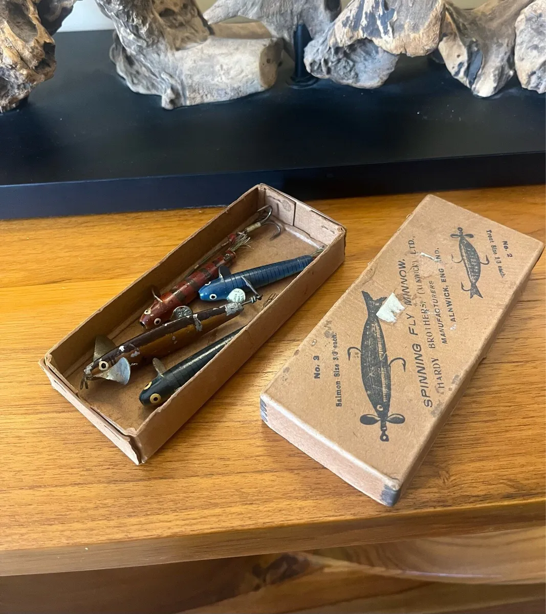 Antique Boxed Hardy Bros Alnwick Salmon Lures - Image 1
