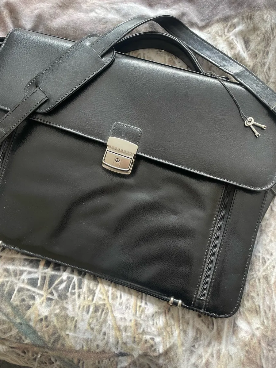 Real Leather Bag Briefcase - Image 1