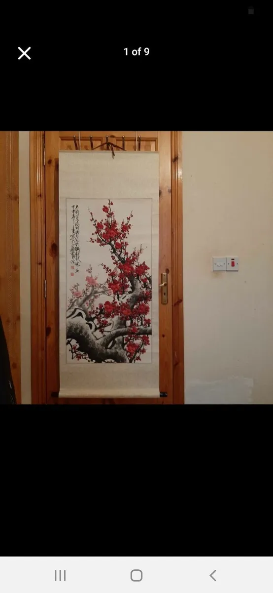 Chinese painting on silk 25+ yrs old - Image 1