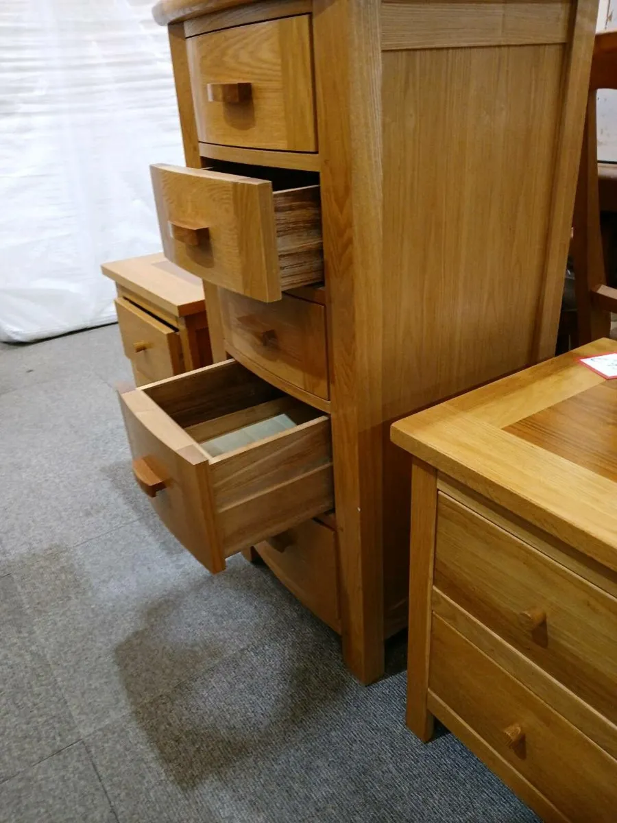 Solid Oak tallboy - Image 2