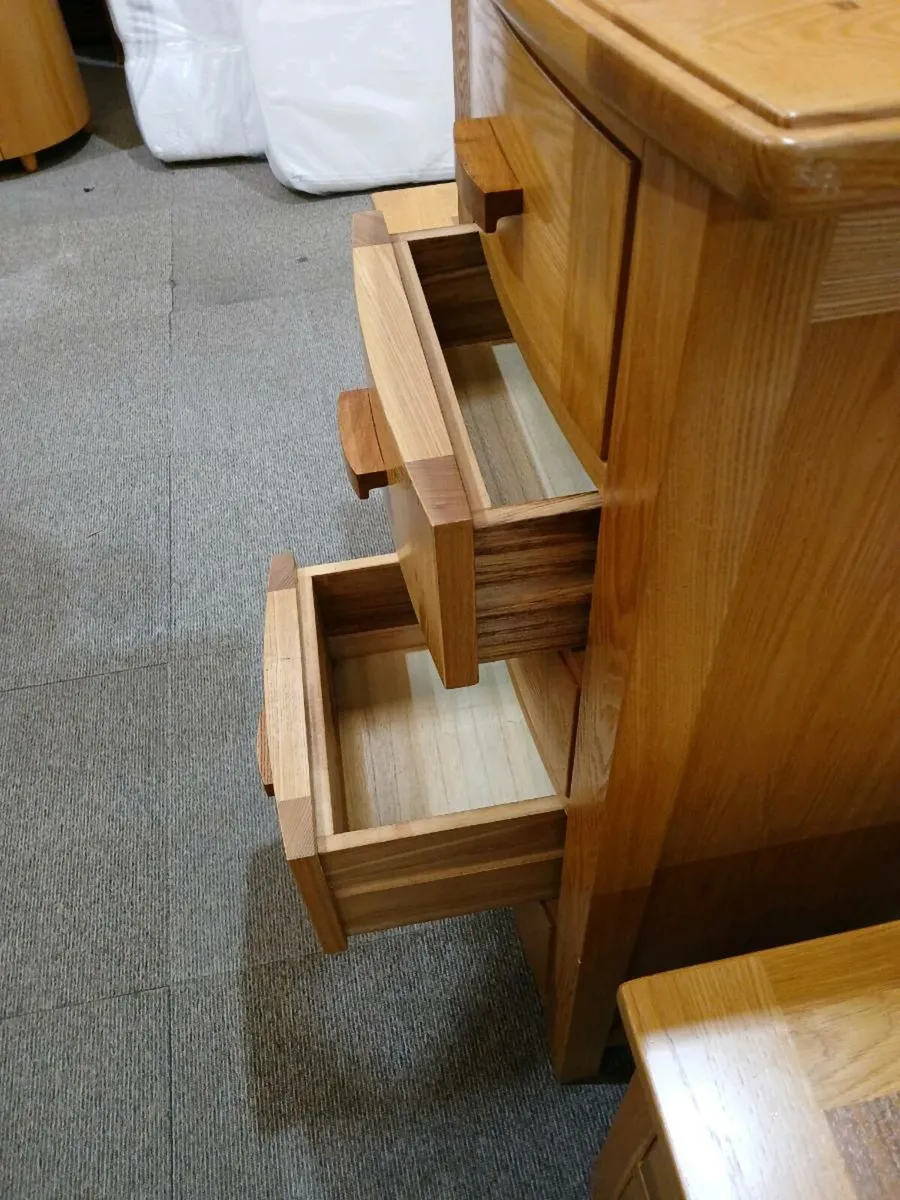 Solid Oak tallboy - Image 3