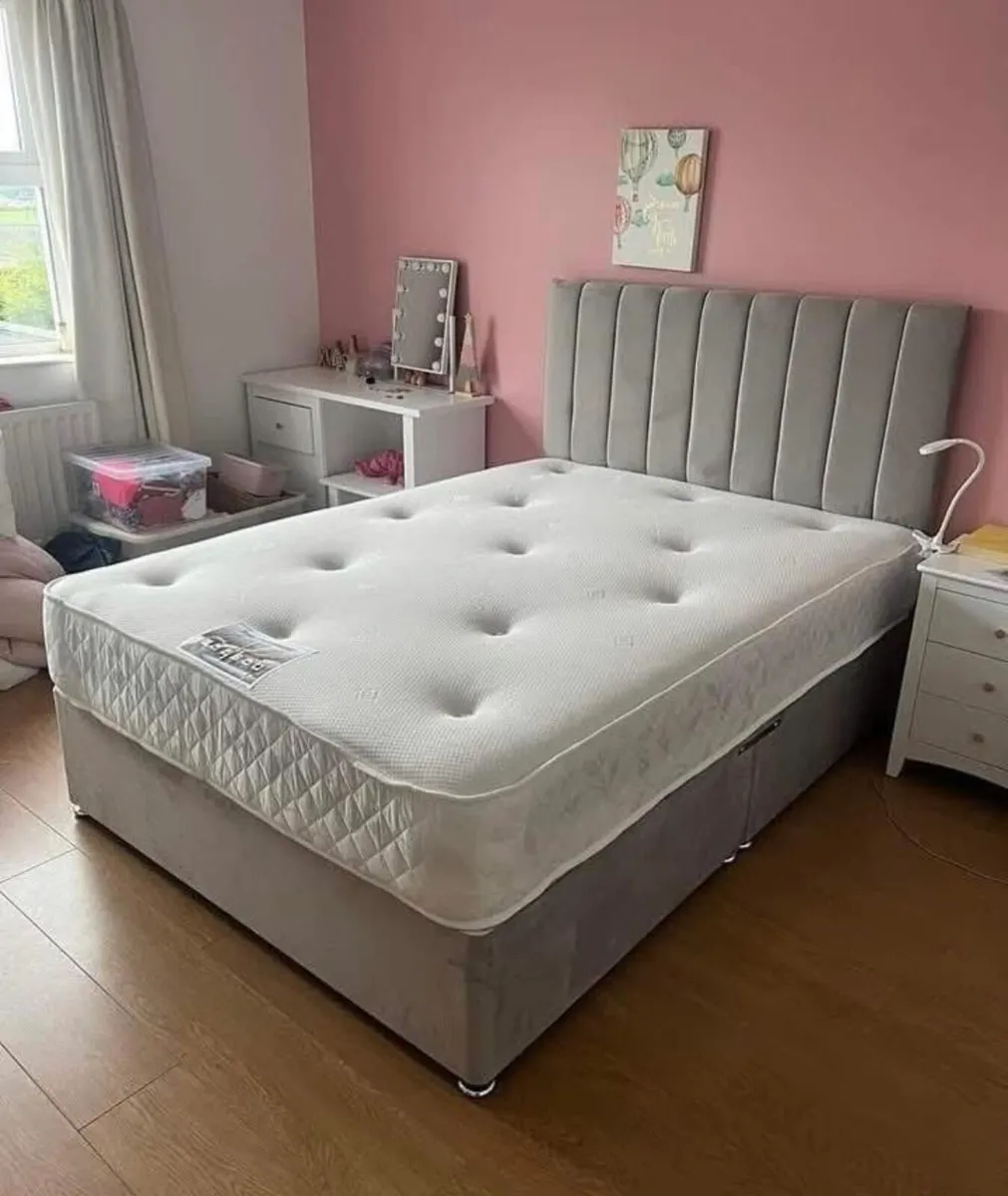 All new split divan base beds - Image 4