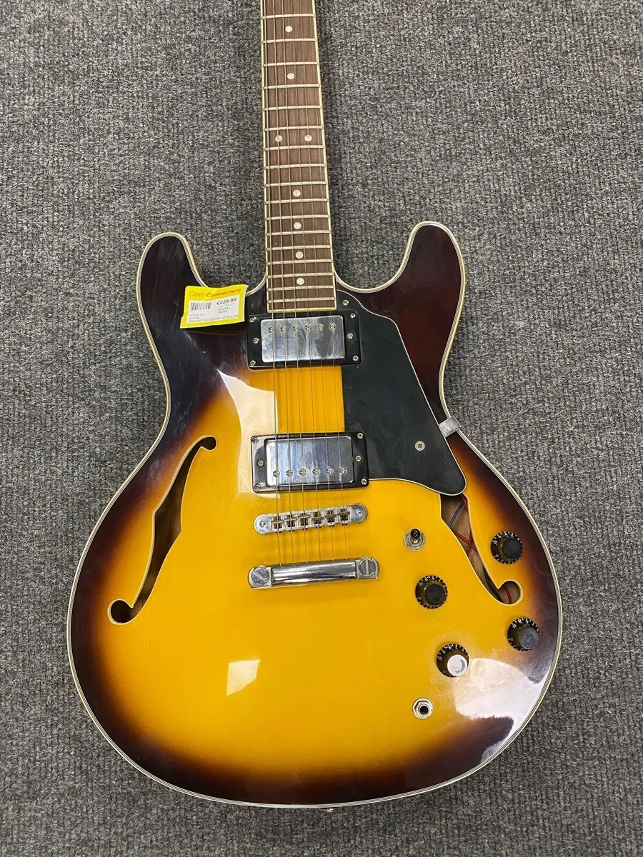 J&D Hollow Body Electric Guitar - Image 2