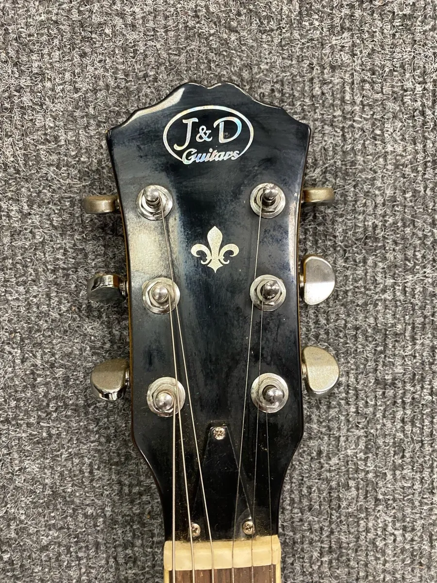 J&D Hollow Body Electric Guitar - Image 3