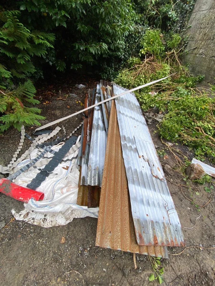 Old galvenise sheeting