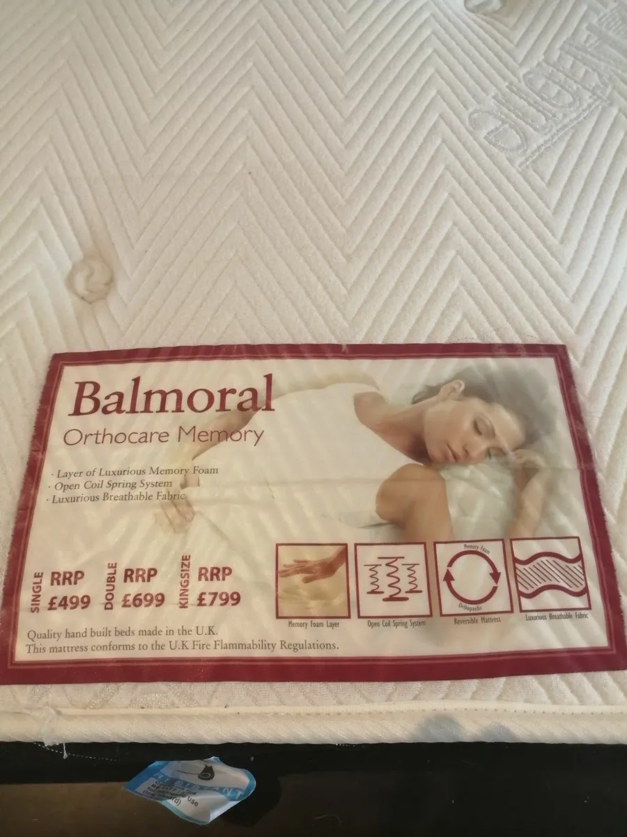 Super king size bed and mattress - Image 2