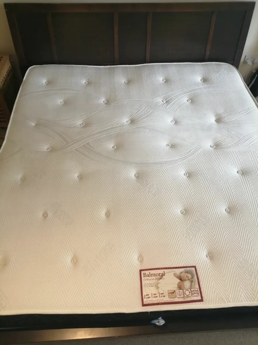Super king size bed and mattress - Image 3