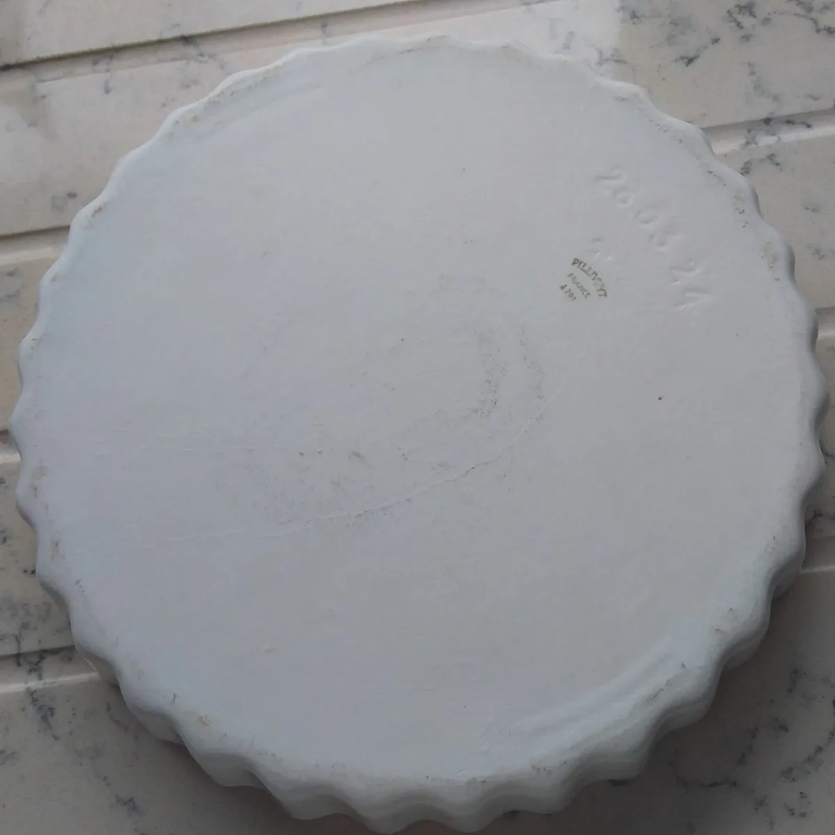 Vintage French Pillivite Flan Dish & 6 Ramekins - Image 4