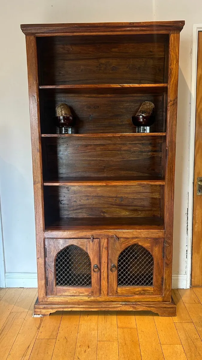 Bookshelf - solid mahogany