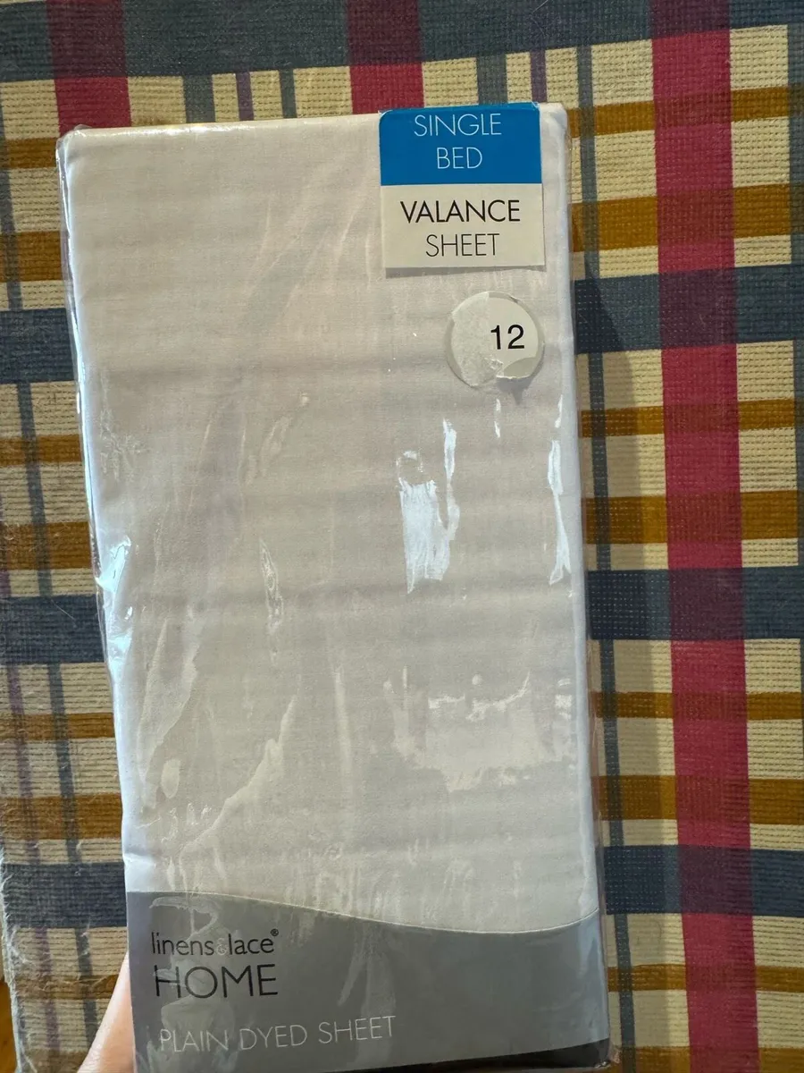 Single bed base & valance new - Image 1