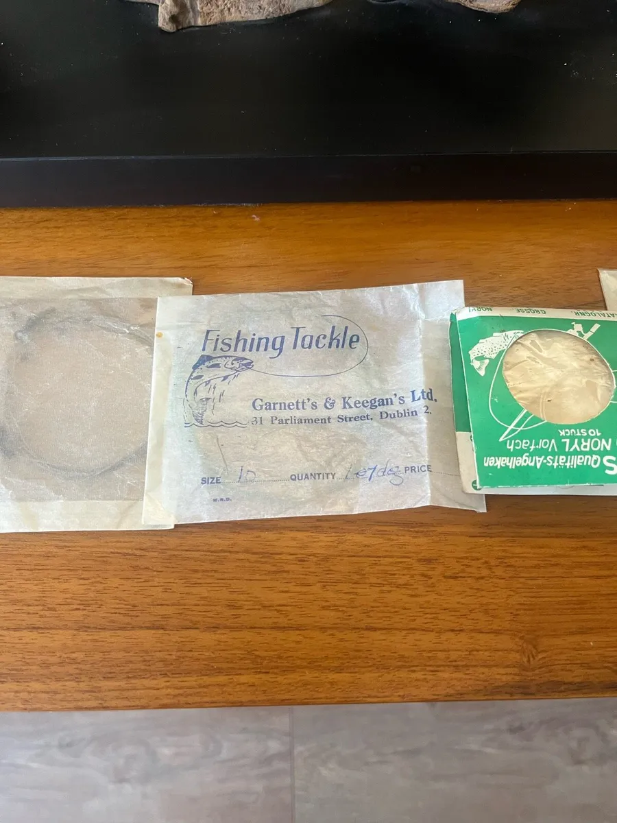 Vintage Fishing Lines Garnetts & Keegan Dublin - Image 1