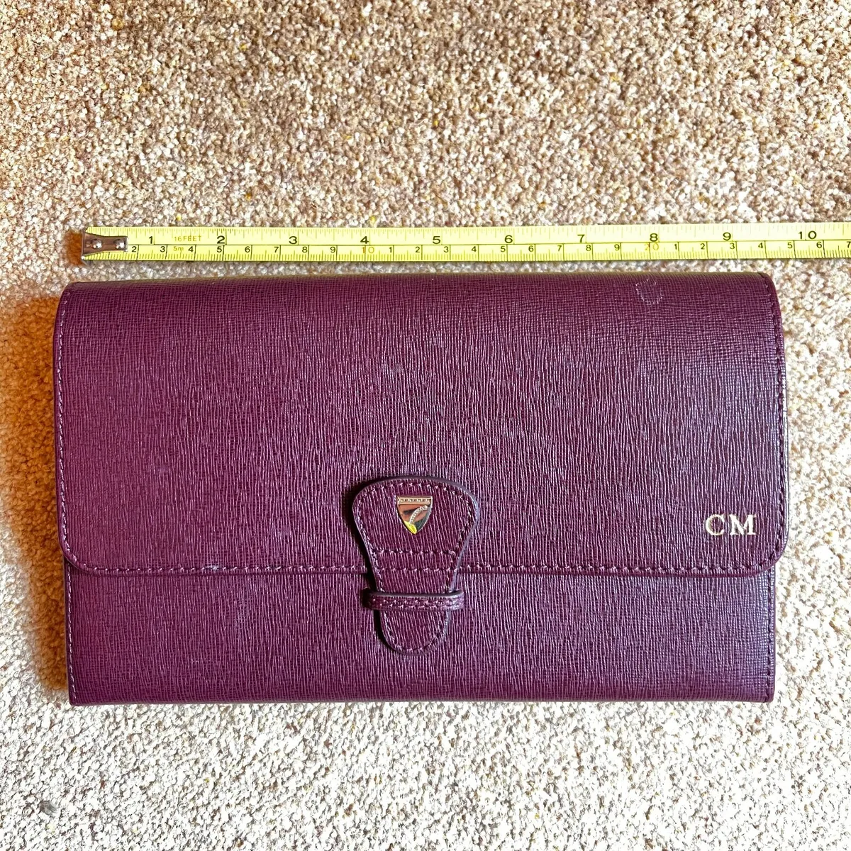 Aspinal purse leather with passport holder - Image 2