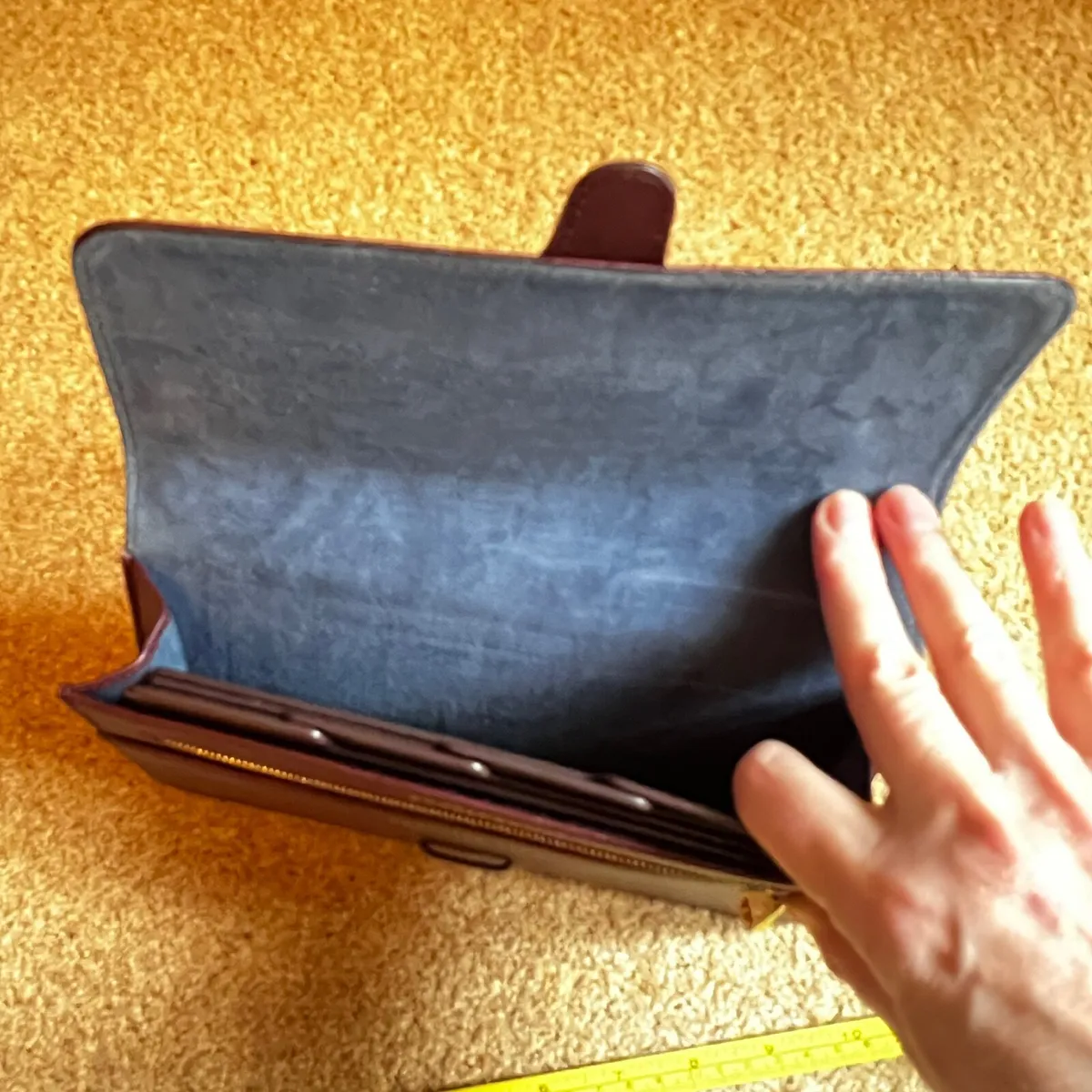 Aspinal purse leather with passport holder - Image 3