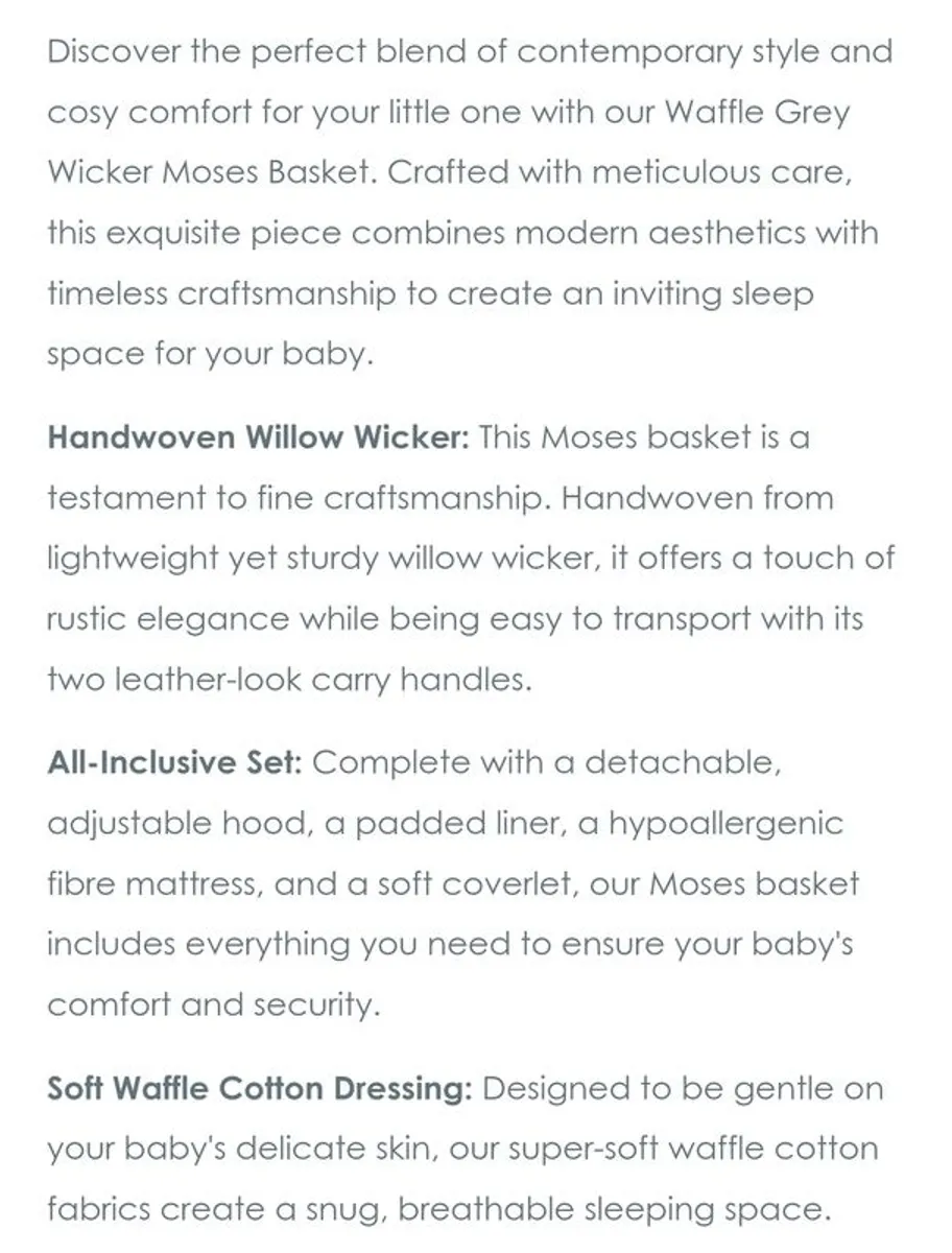 Moses Basket - Image 3