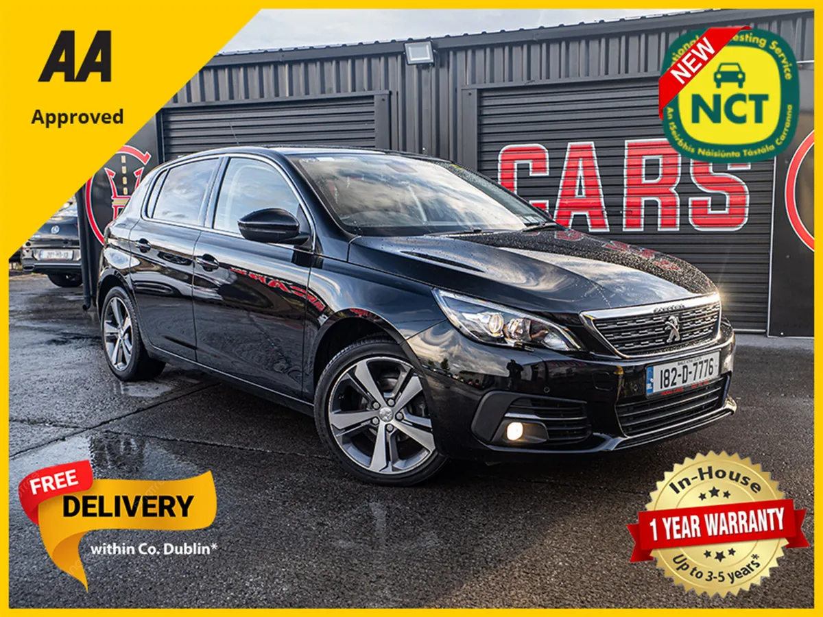 182 Peugeot 308 1.2 Allure/High spec/1yr warranty - Image 1