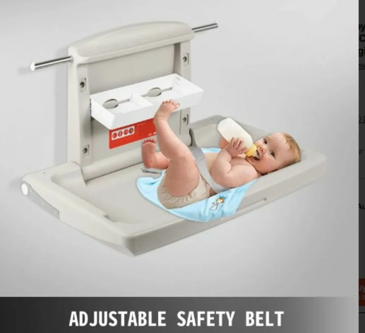 Horizontal Baby Changing Table Wall-mounted Baby - Image 2