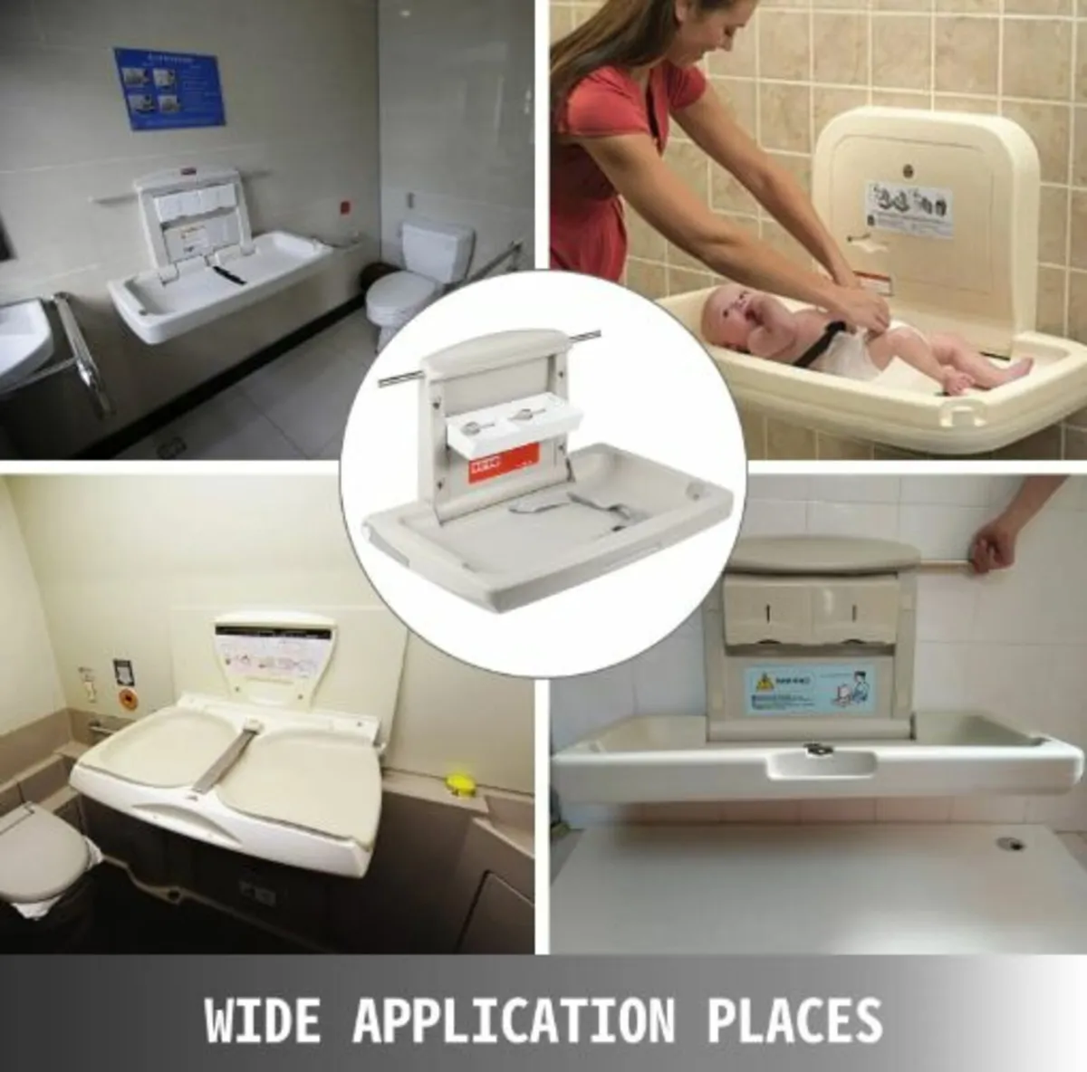 Horizontal Baby Changing Table Wall-mounted Baby - Image 3