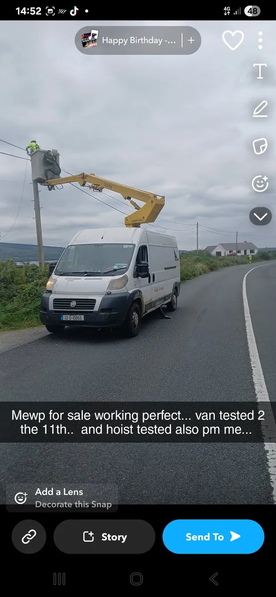 Van cheerypicker fir sale - Image 4