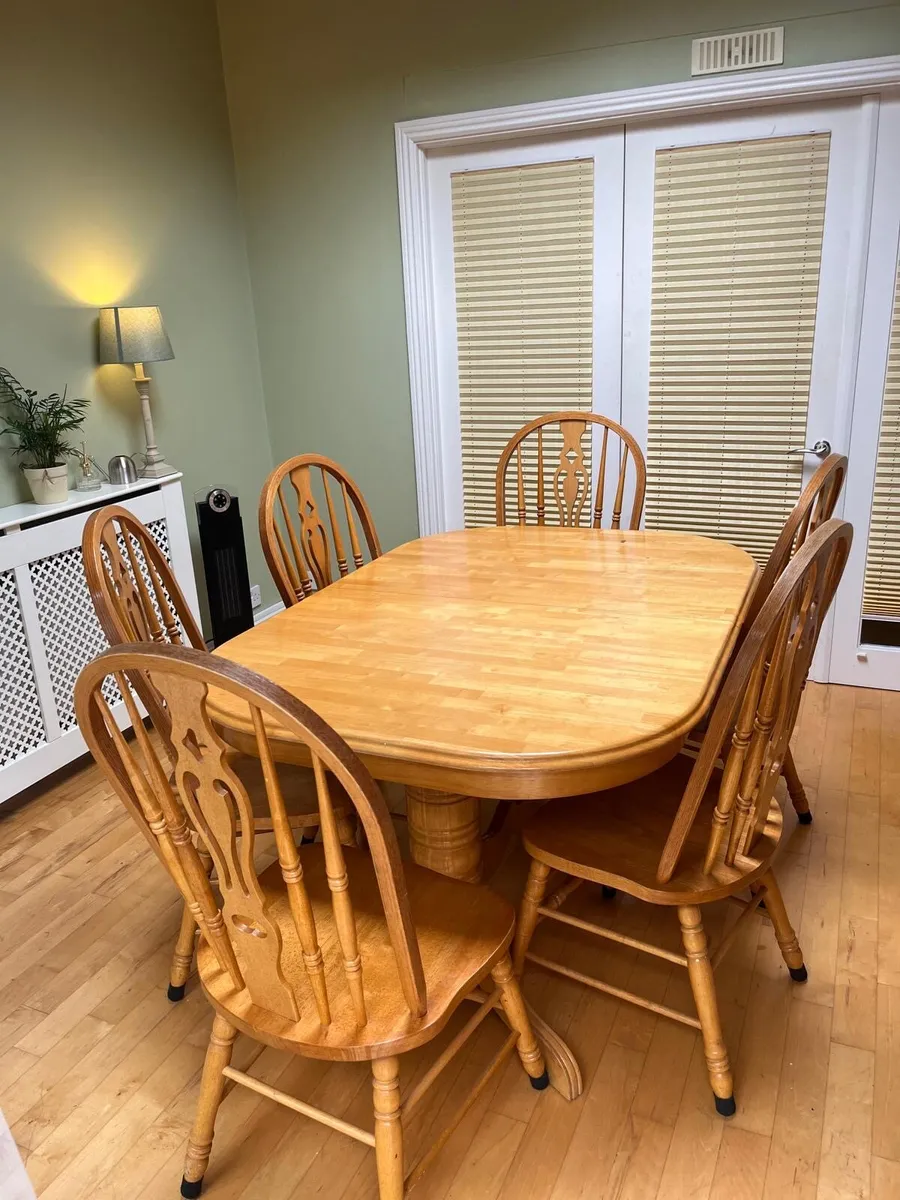 Dining Room Table & 8 Chairs - Image 2