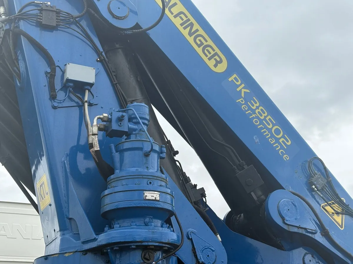 Scania R500 tag auto with extendable crane trailer - Image 2
