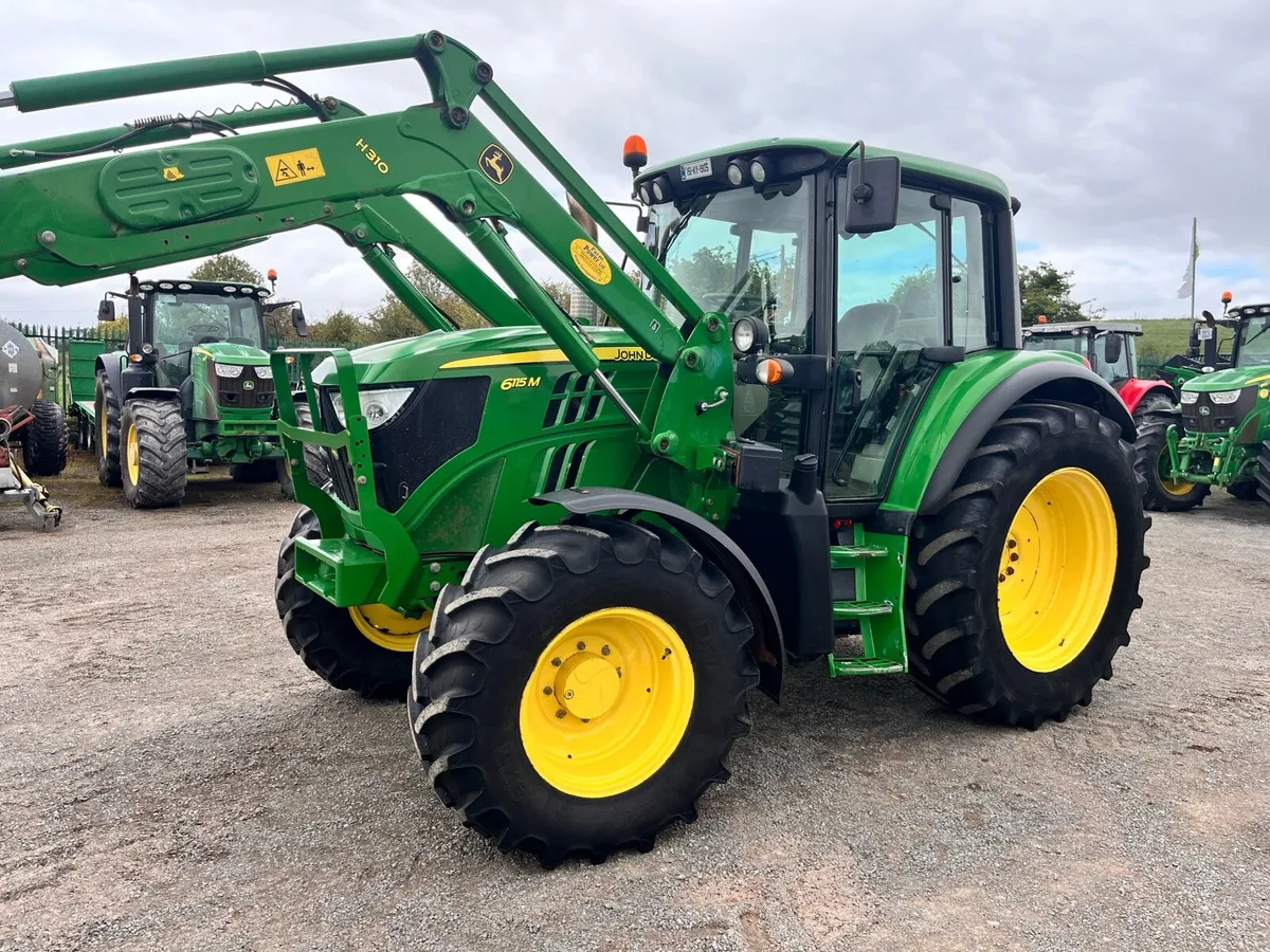 John Deere 6115M and loader - Image 1