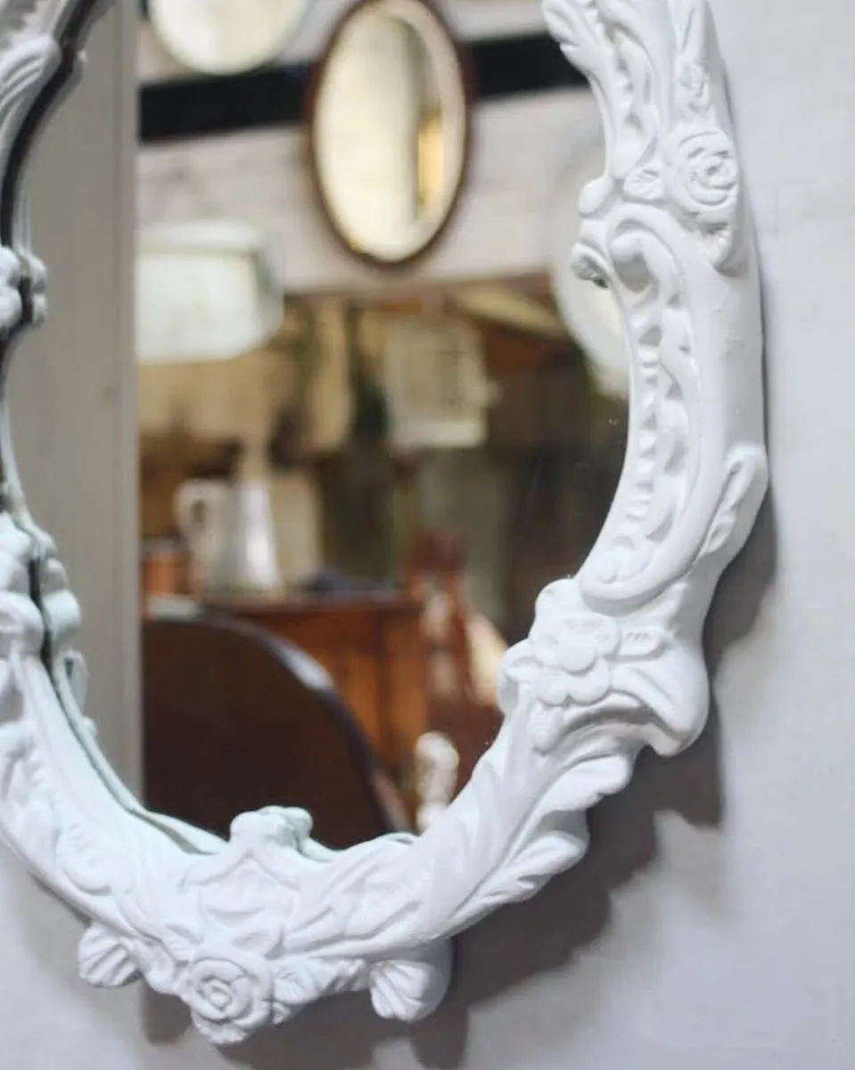 Antique Baroque Style Mirror - Image 2