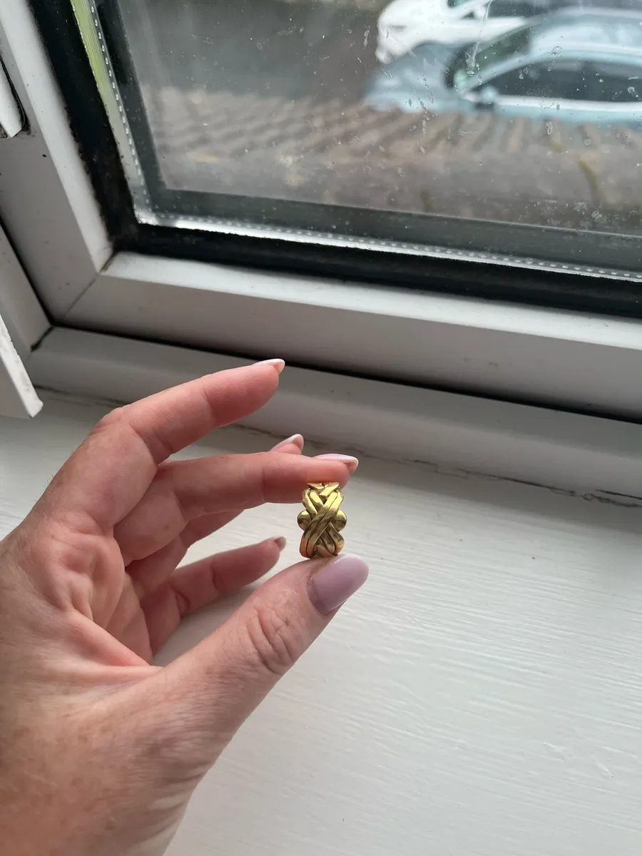 Gold Puzzle Ring - Image 3