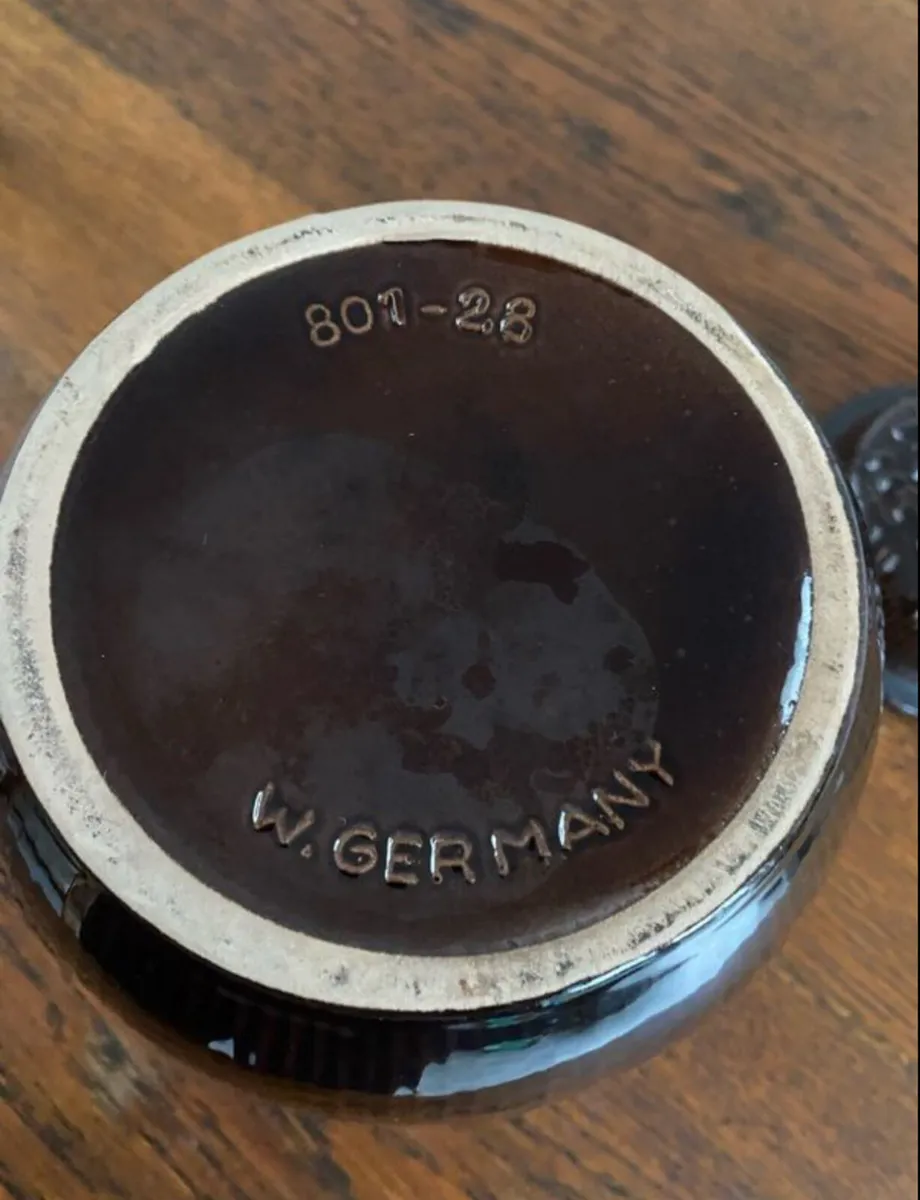 Mid Century West German Ceramic Jar H29cm - Image 3