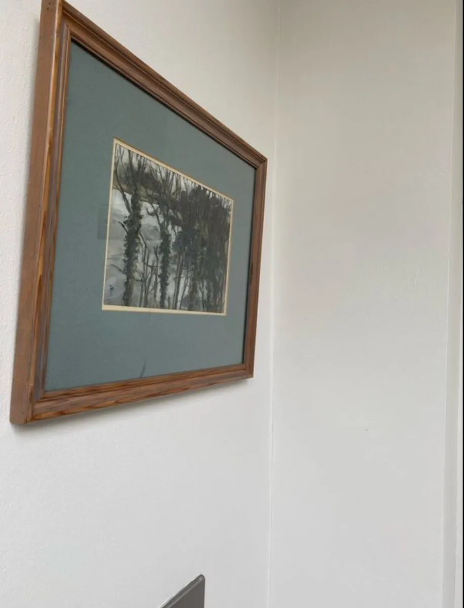 Framed Original Pastel Painting Jim Manley - Image 2