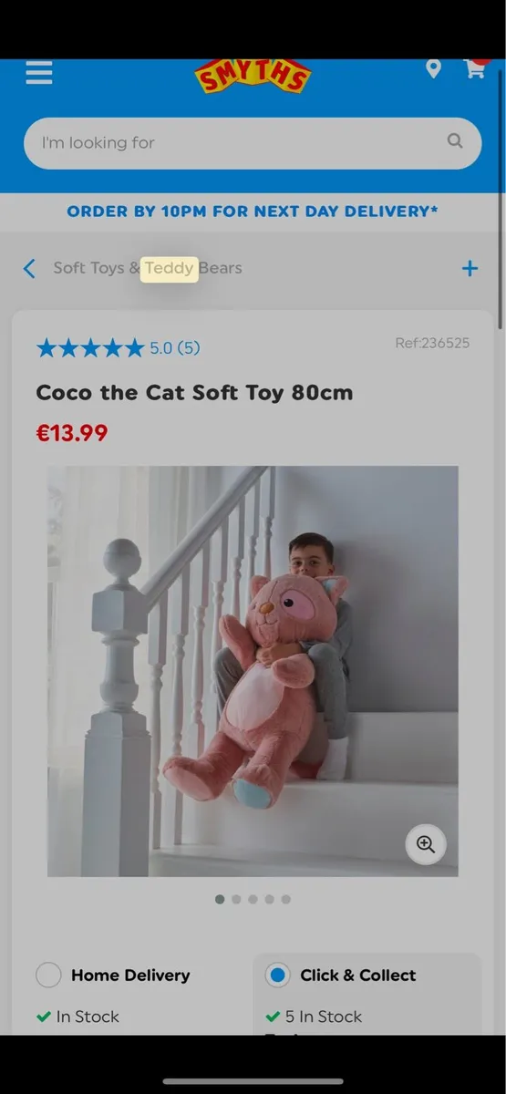 Cat and dino soft toy - Image 3