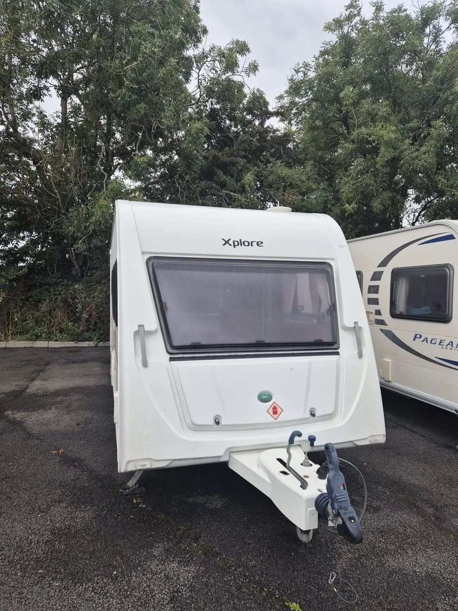 Elddis explore 4 berth fixed bed auto movers awnin - Image 1