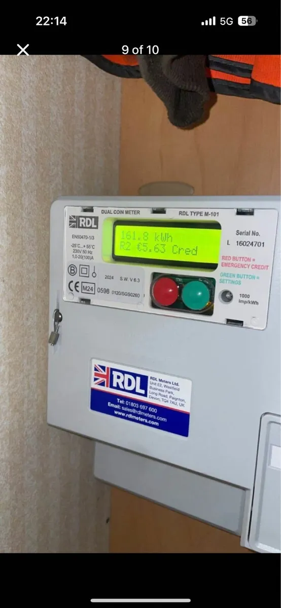 RDL DUAL COIN METER