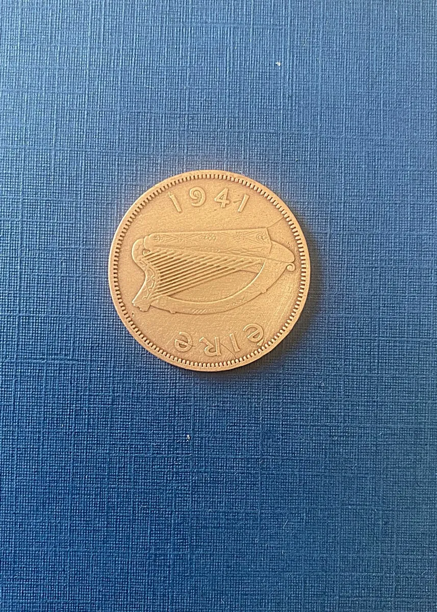 Irish Ha'penny From 1941, Free Post - Image 2