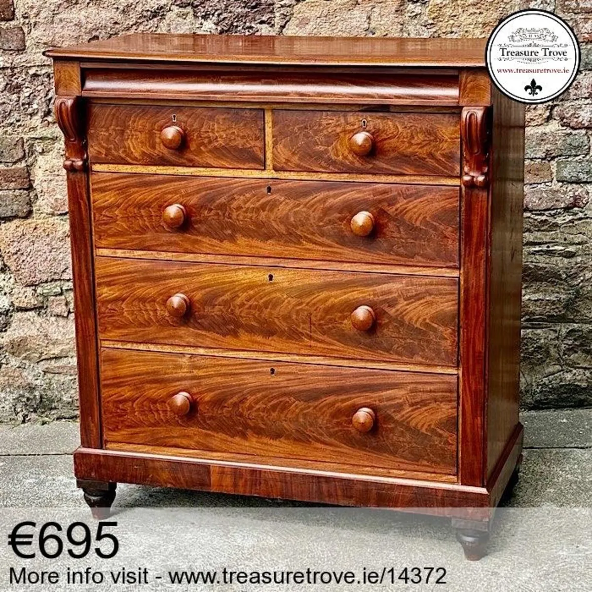 Vintage and Antique Bedroom Chest - Image 2
