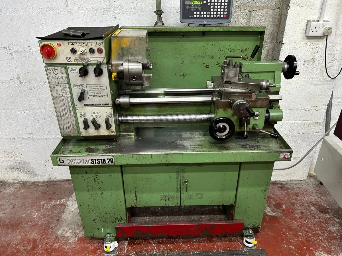 Boxford STS 10-20 lathe 3-phase, metric, DRO - Image 1